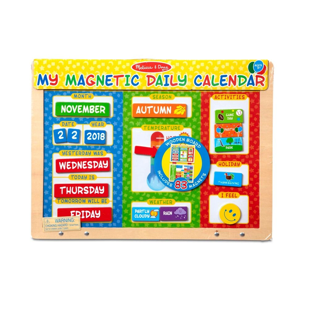 My First Daily Magnetic Calendar - 3+ Years 83 piece(s)