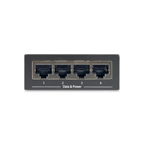 POEINJ4G - 120 Volts 30.8 Watts 4 802.3at and 802.3af 2000 Megabits Per Second 120W