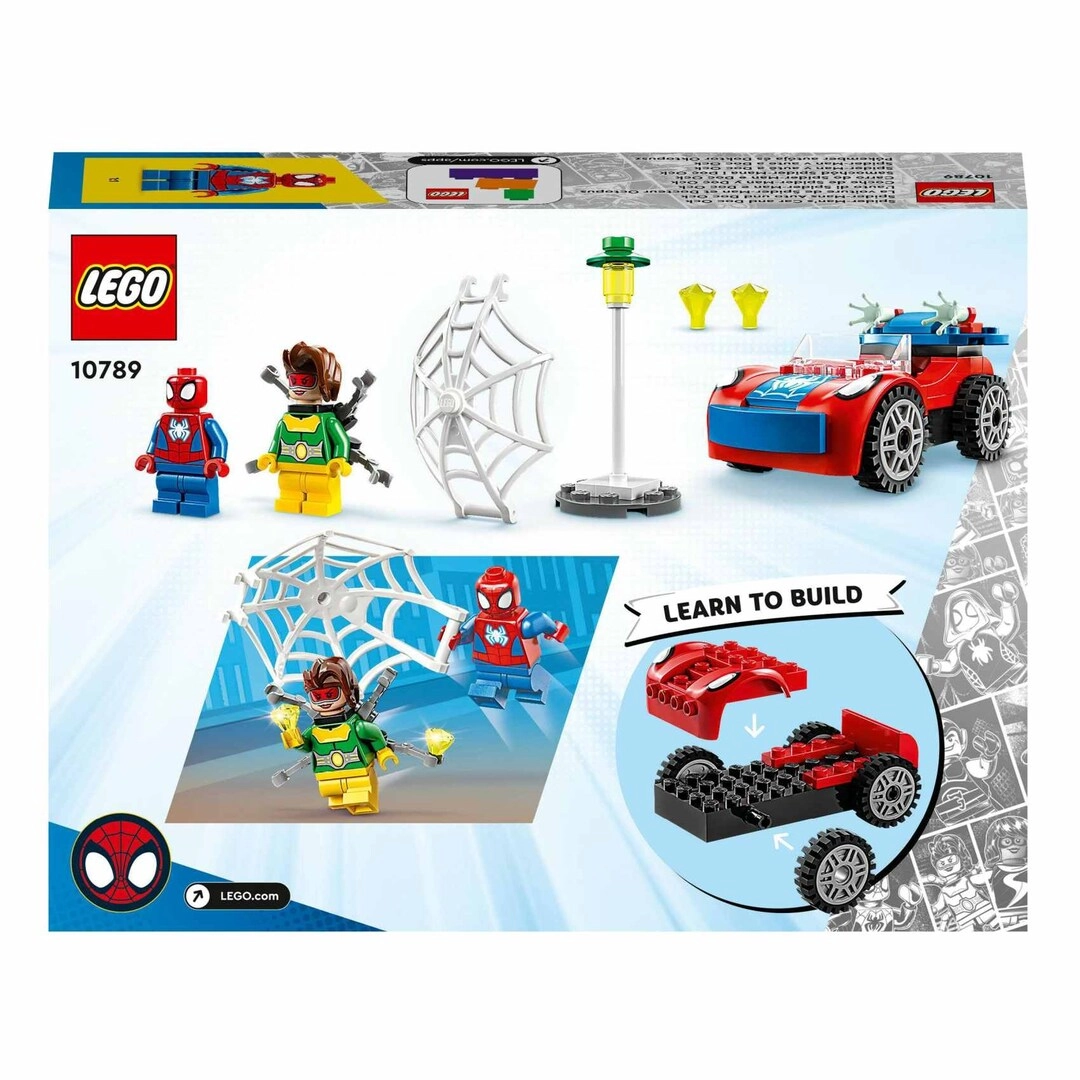 Marvel Spider-Man's Car and Doc Ock Set - Glow in the Dark 4+ Years