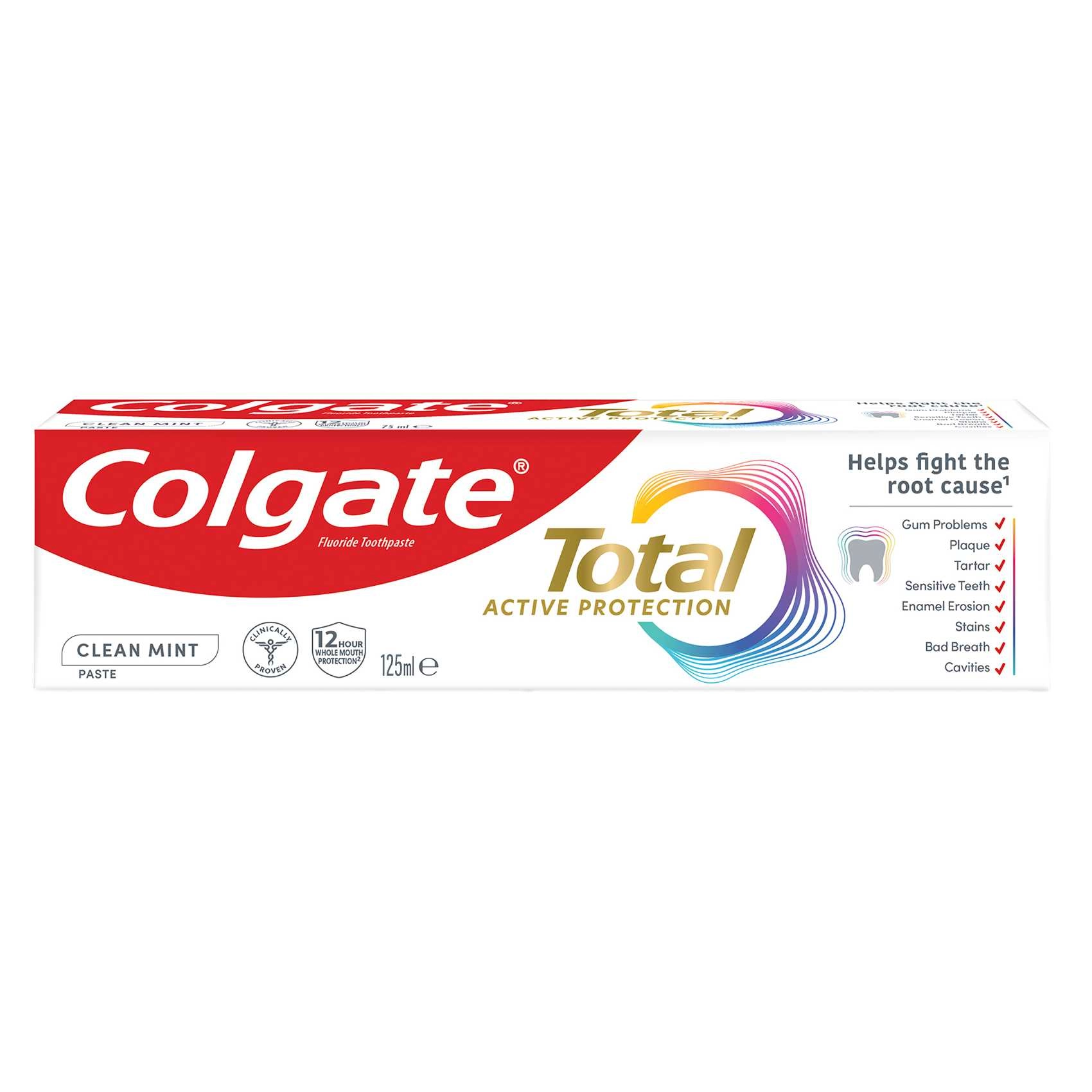 Colgate Total Active Protection Clean Mint Fluoride Toothpaste 125ml