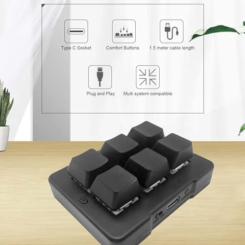 6 Key Gaming Keyboard - Wired/Wireless