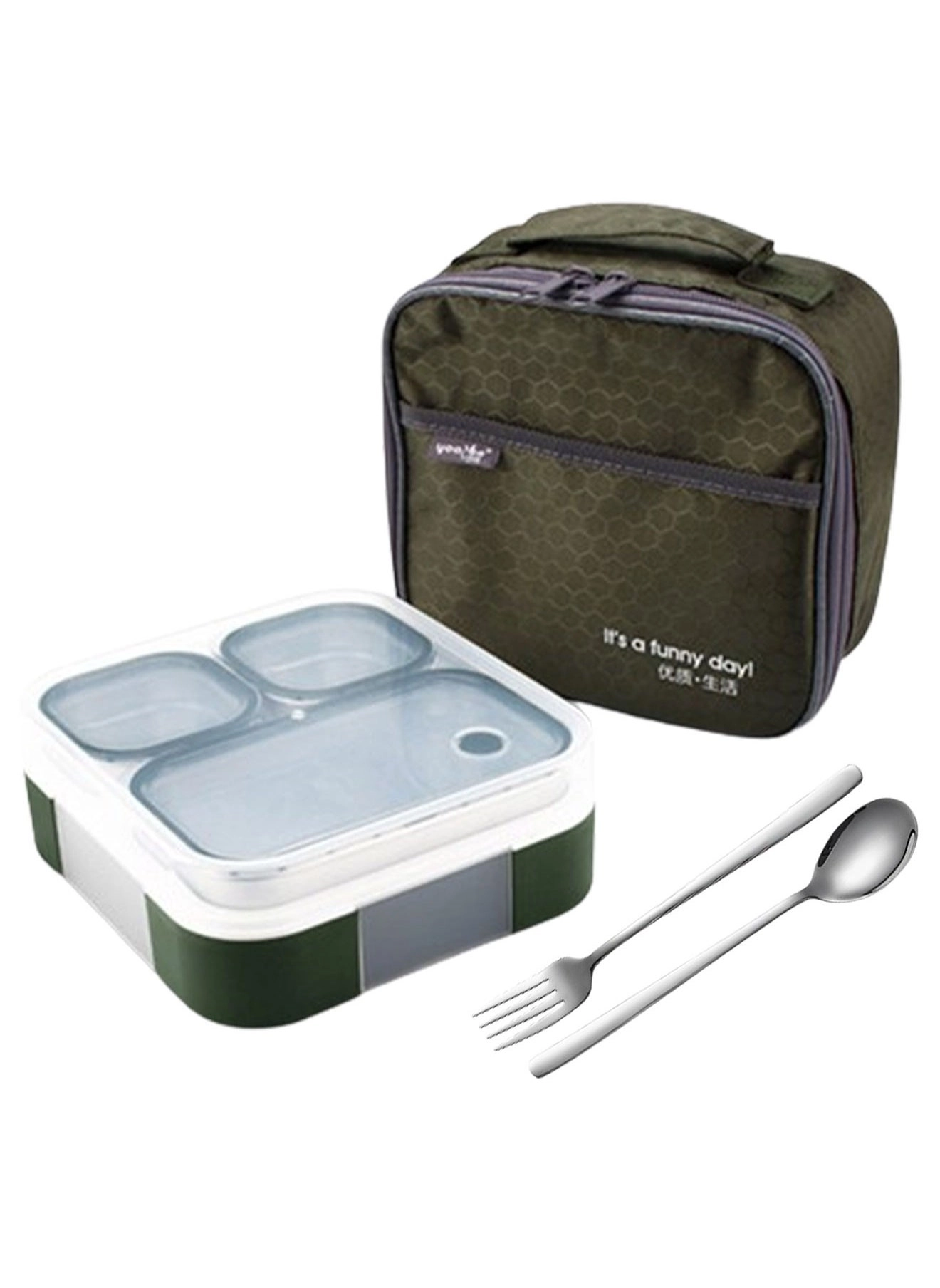 bento box - 304 Stainless steel Double-deck