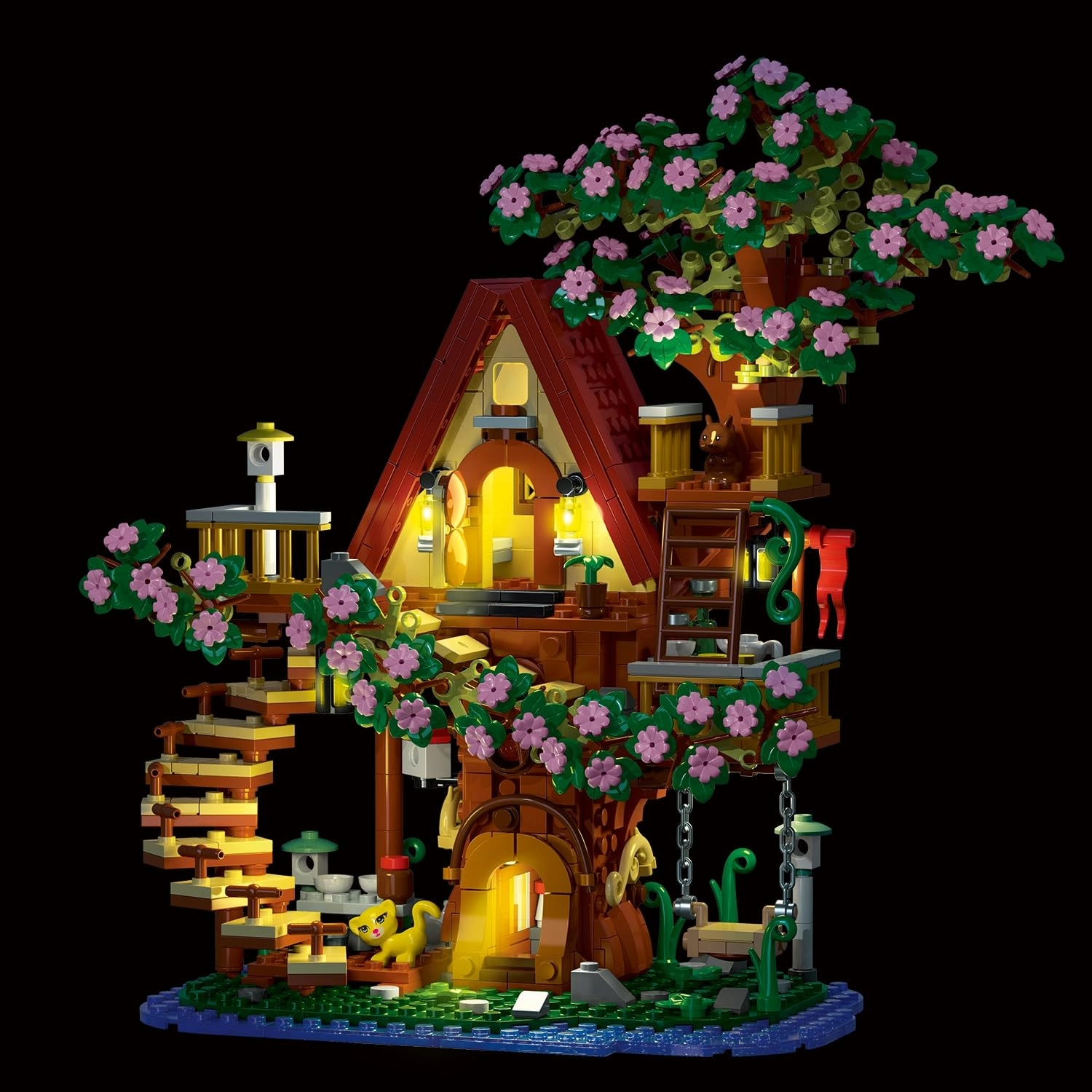 TIMCHESS 3-in-1 Transformable Tree House - 959 PCS LED