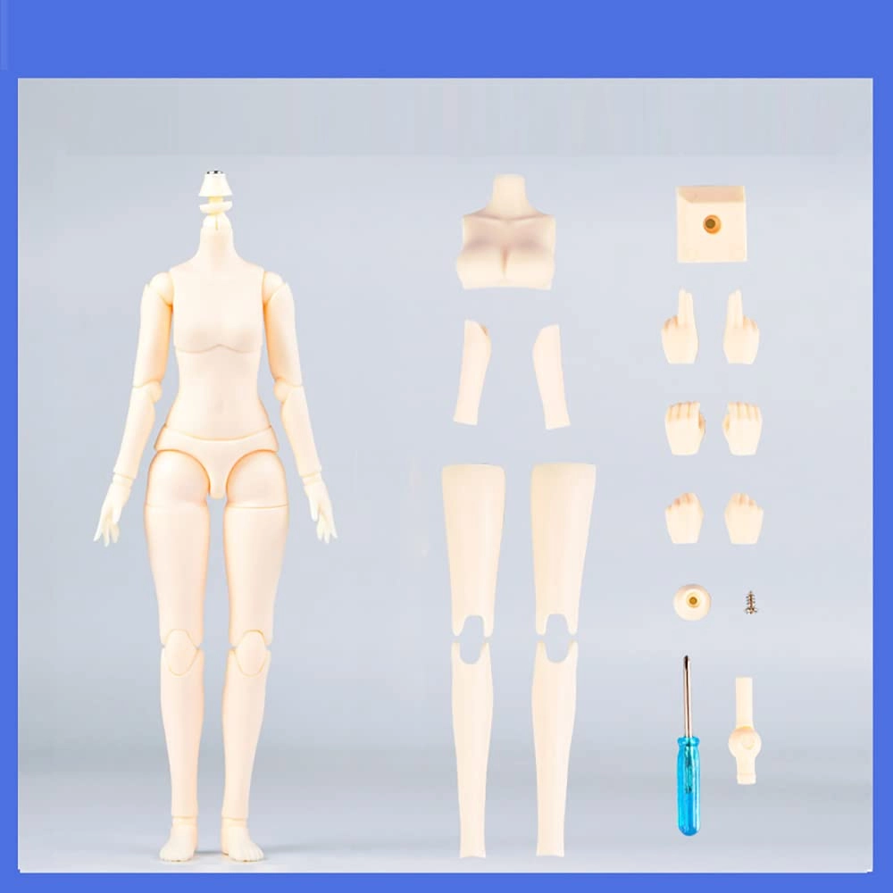 XiDonDon YMY Doll Body - 1/6 Scale 8.6 inches/9.4 inches PVC+POM Female Super White