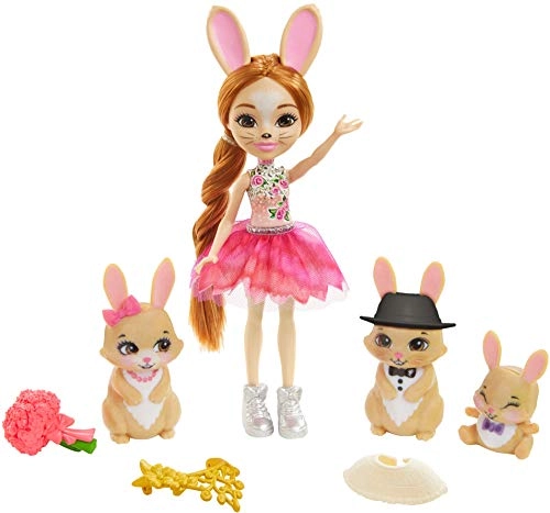 Brystal Bunny Family Doll - 6" Berry