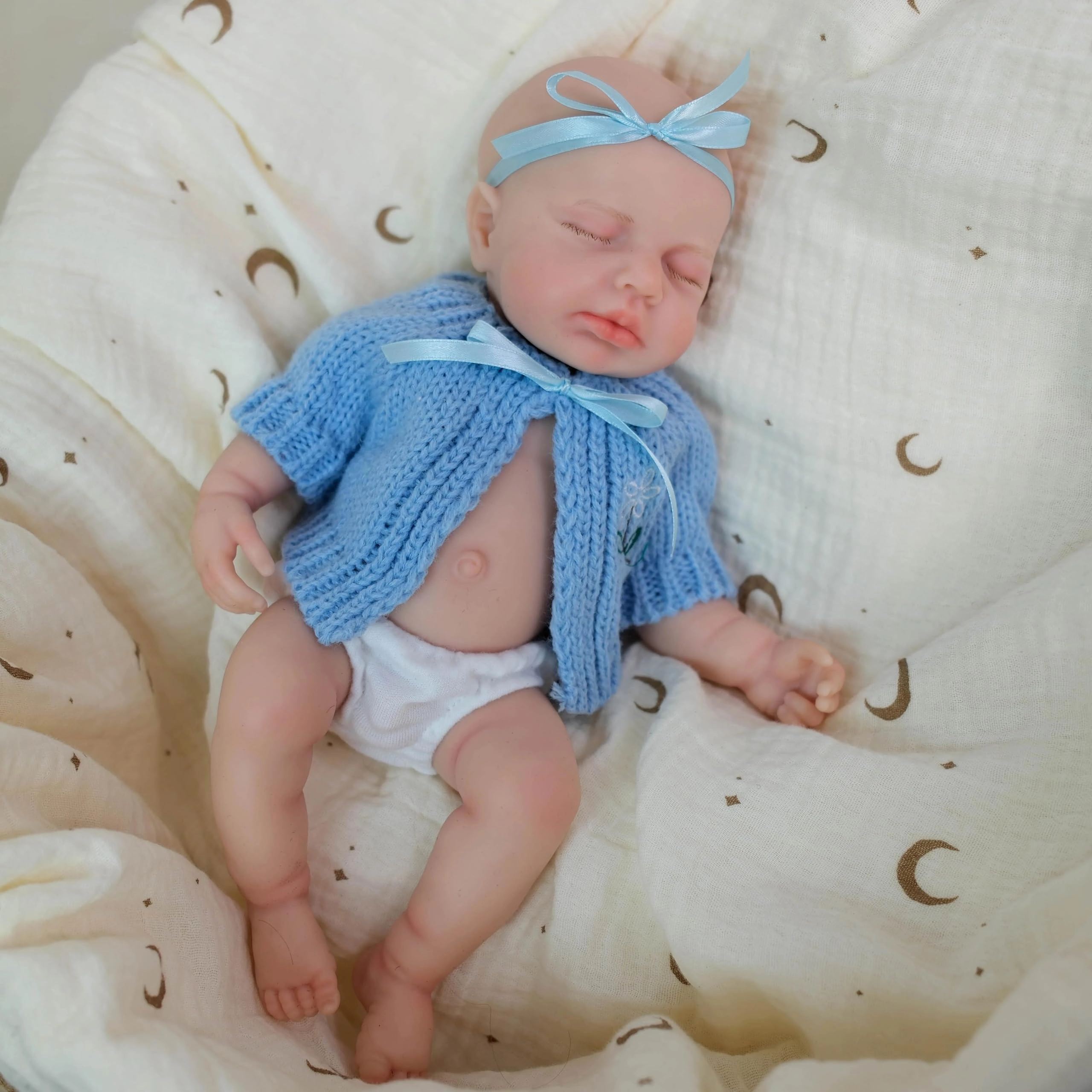 Reborn Baby Doll - 12 inch Vinyl Girl Ages 3+