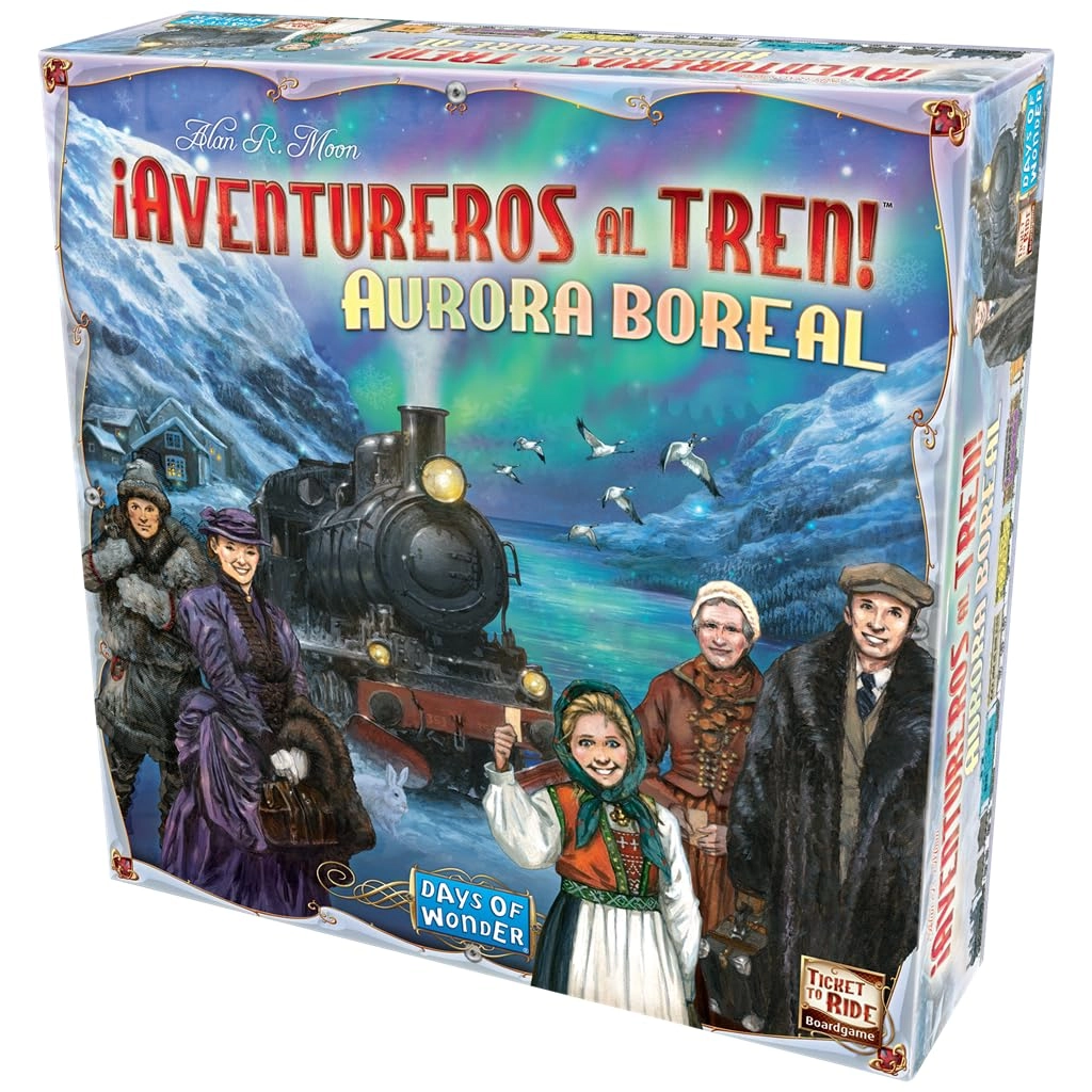 Asmodee Adventurer on the Train!: Aurora Boreal (Spanish)