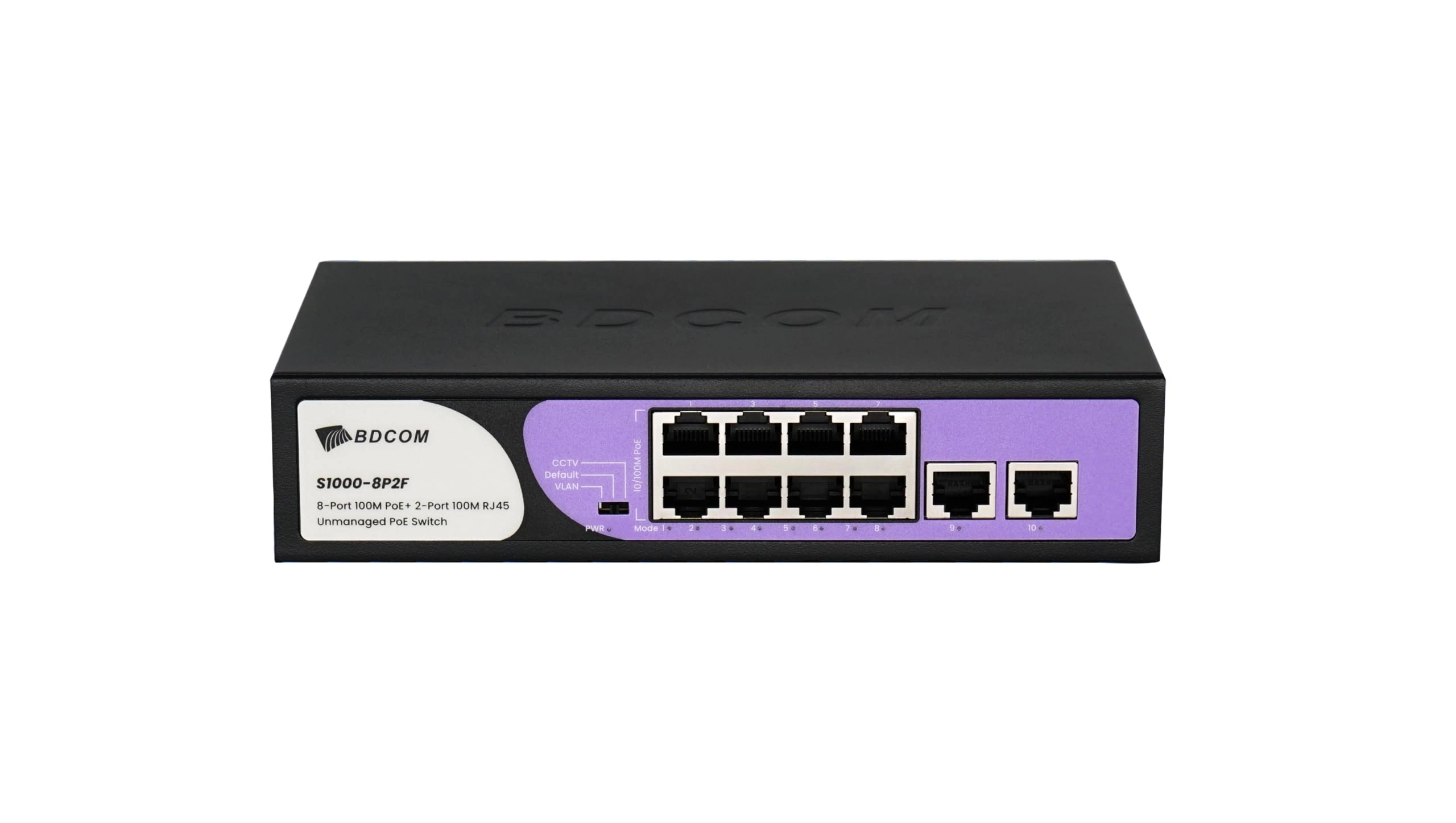 BDCOM S1000-8P2F 10-ports