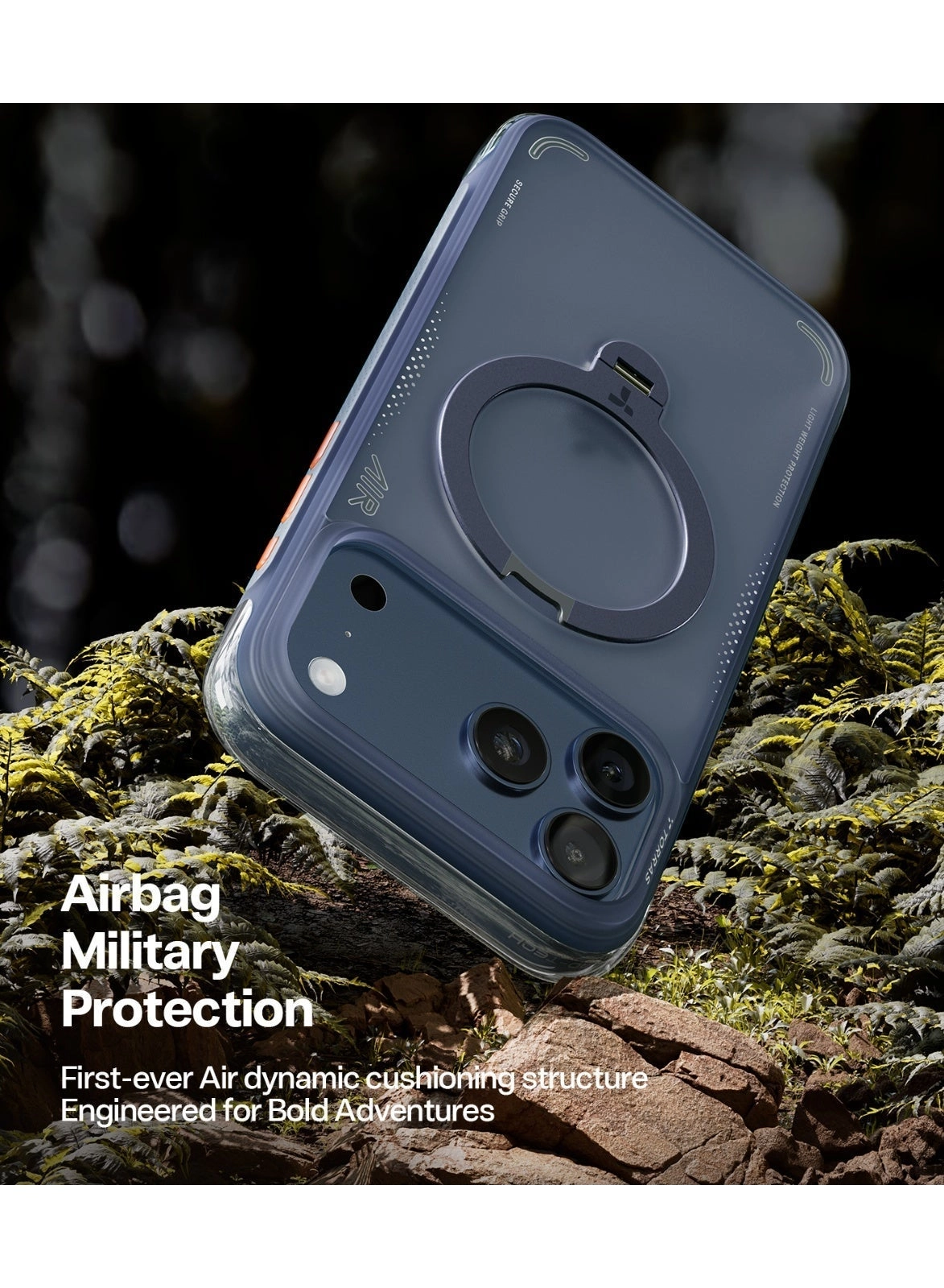 Ostand Q3 Air Case with MagSafe for iPhone 17 Pro