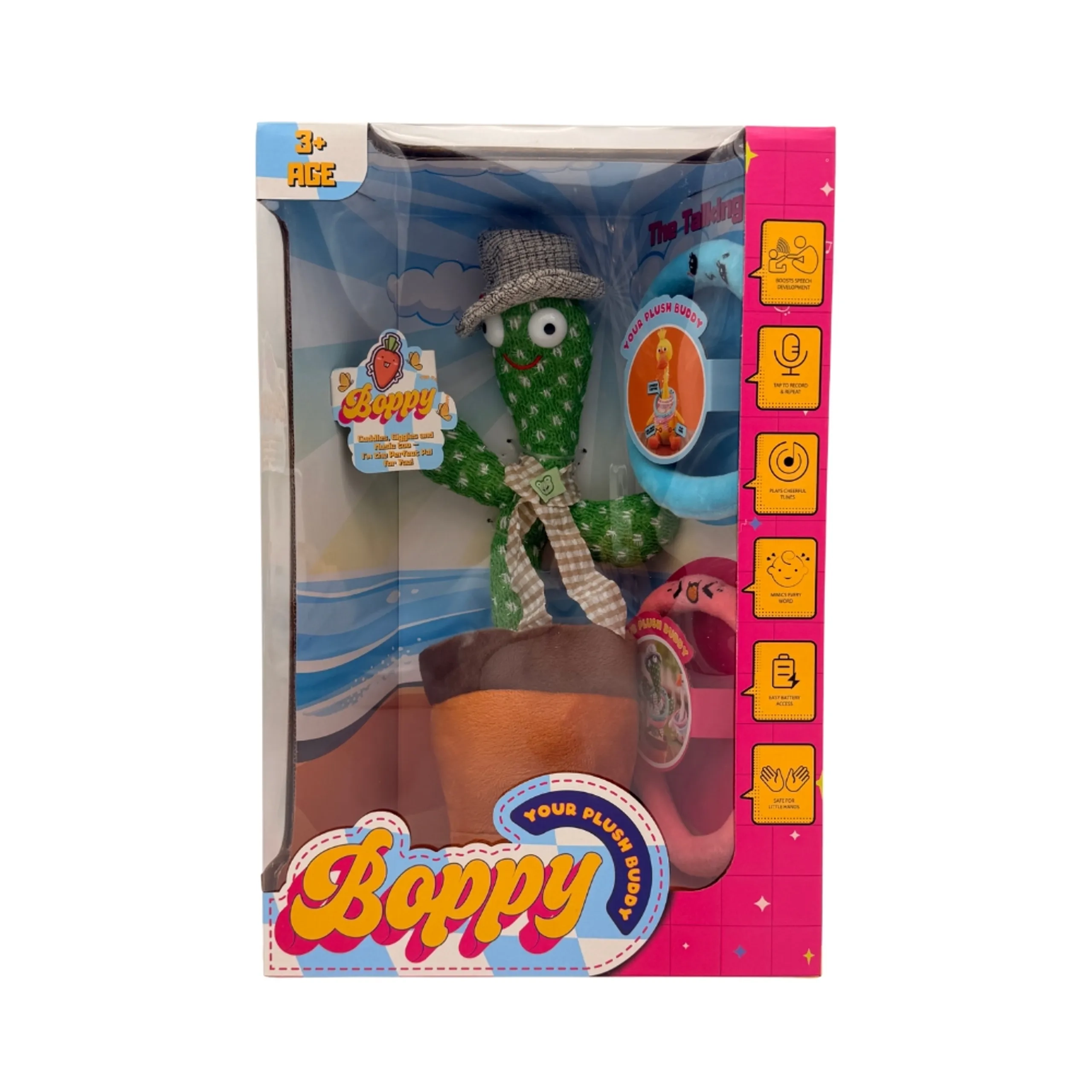 Cactus Talking Dancing 30 cm Plush - Sound effects