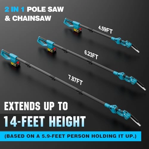 2 in 1 Mini Chainsaw - 2600W