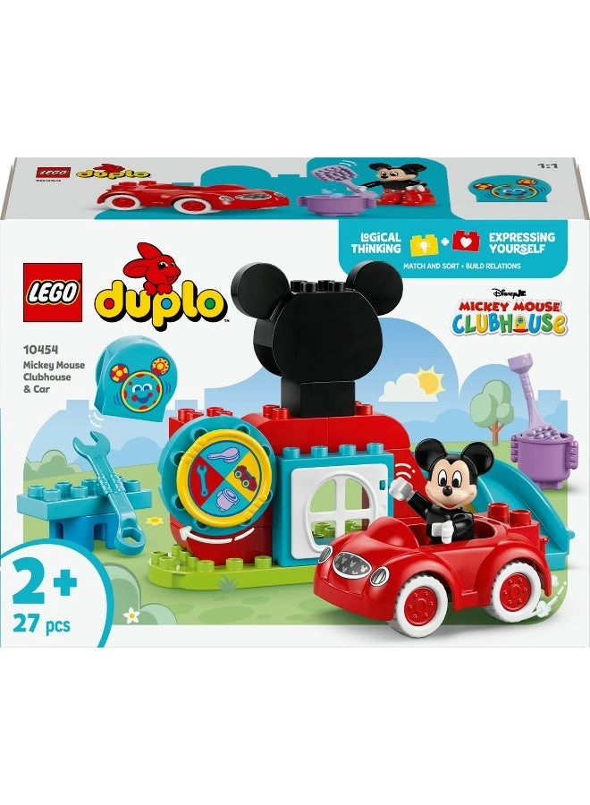 DUPLO Disney Mickey Mouse Clubhouse & Car (10454) - 2+ Years