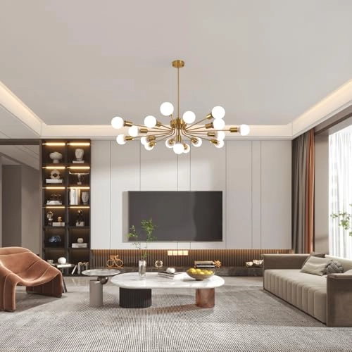 Sputnik Pendant Chandelier - Dimmable