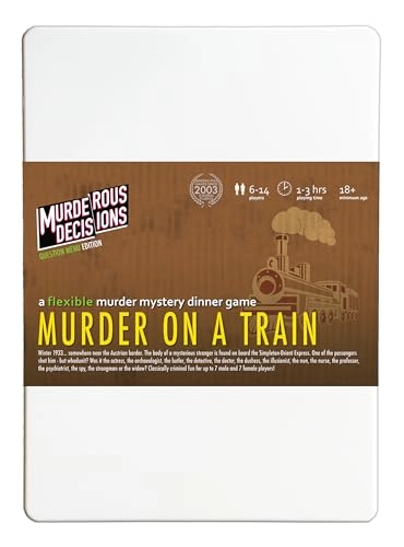 Murder on a Train - Murder Mystery Dinner Party Game