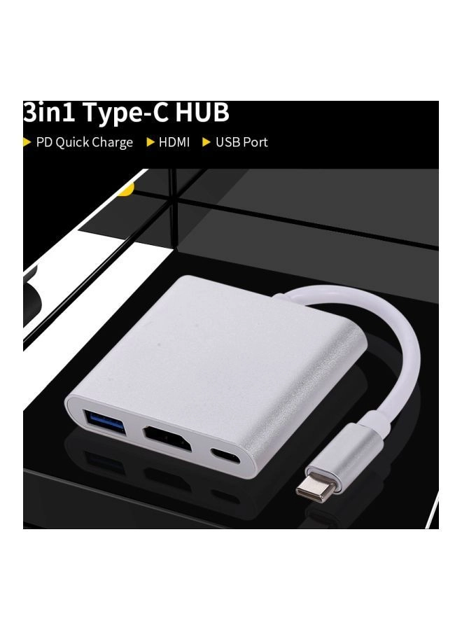 C9720 - 3-In-1 Type-C White