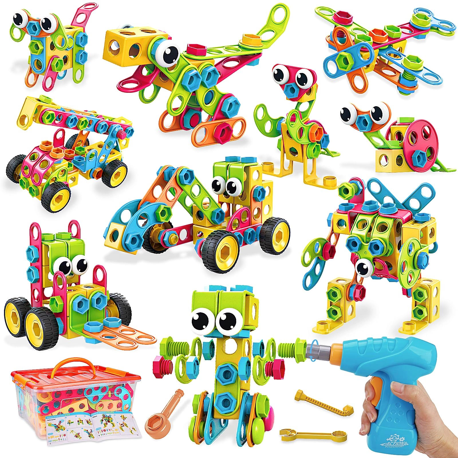 Basytodio Building Blocks STEM Toys - 199 pcs