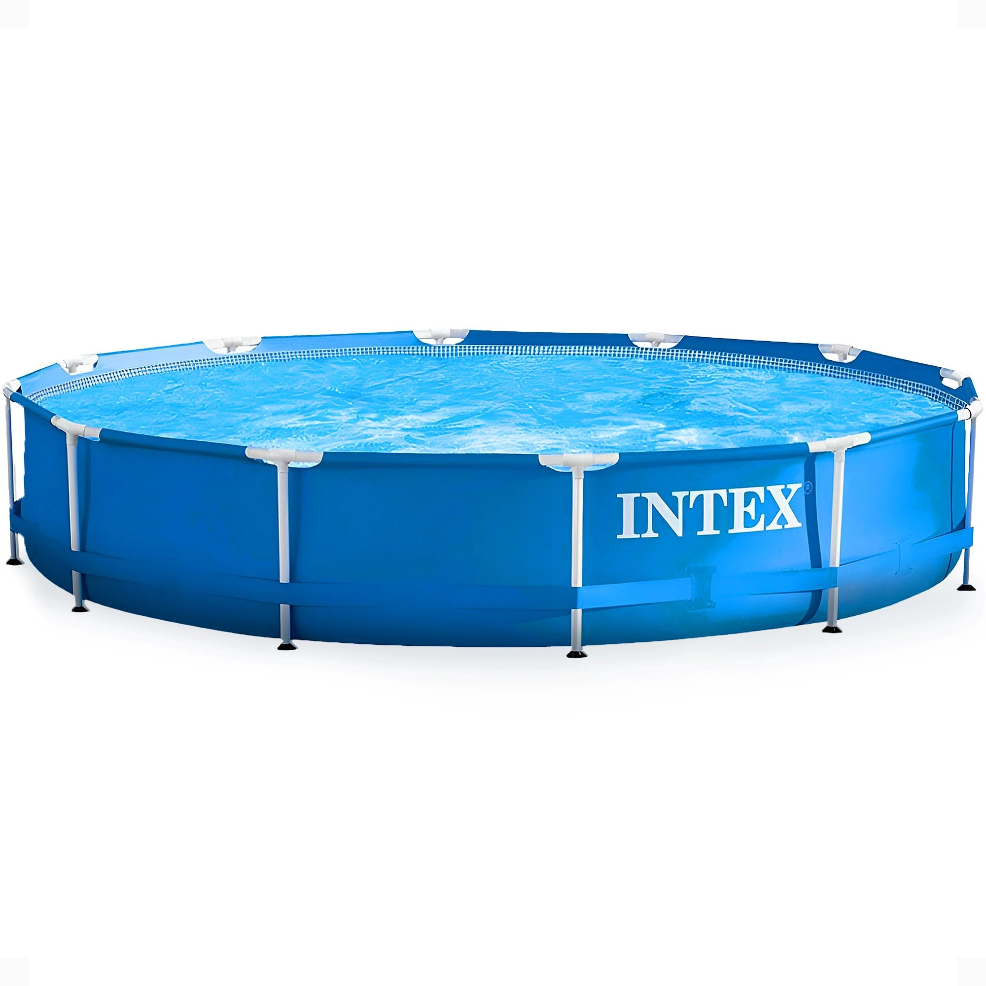 Metal Frame 12 ft x 30 in Above Ground Pool - 1718 Gallons