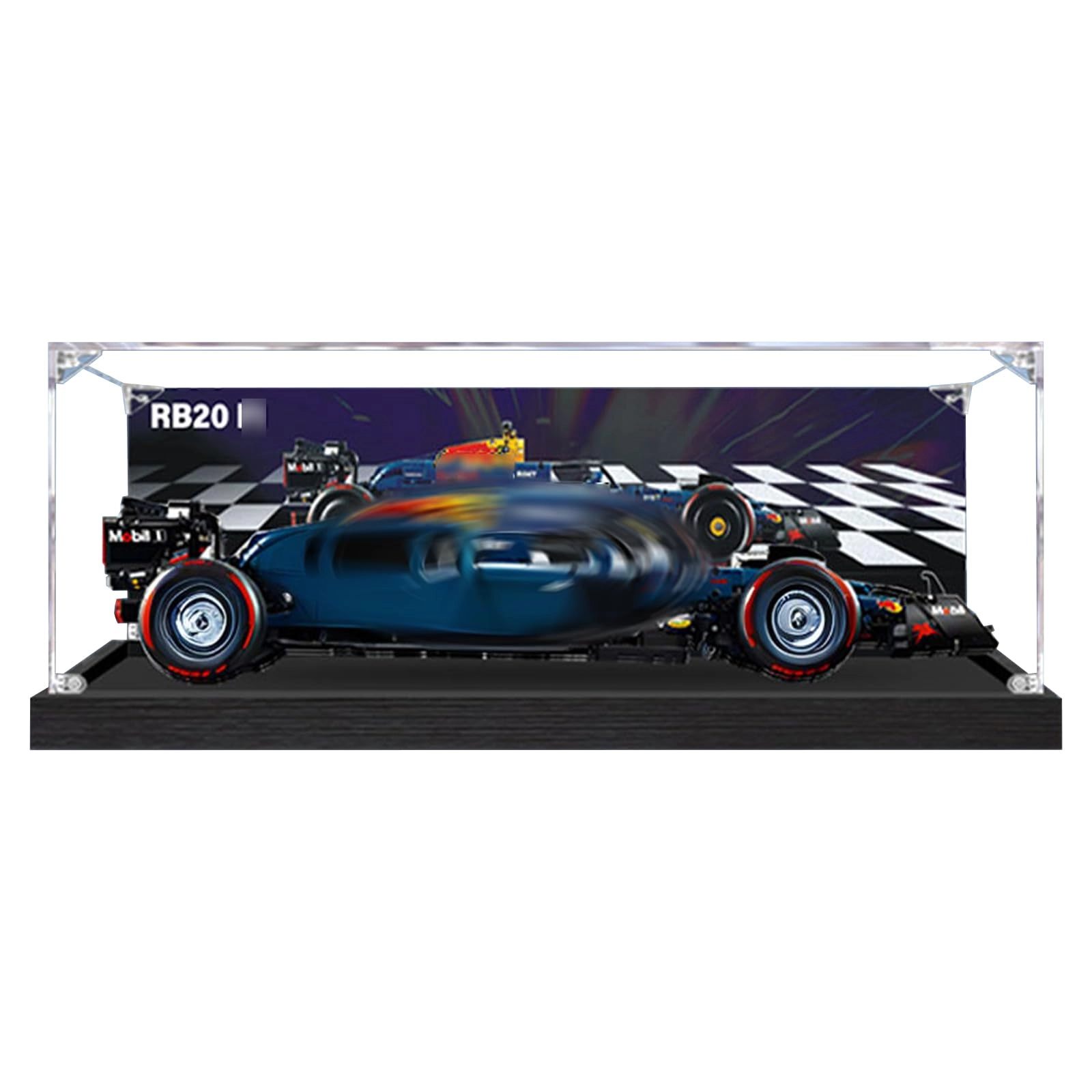 bodamaike Acrylic Display Case - Compatible with Lego 62 x 30 x 20 cm