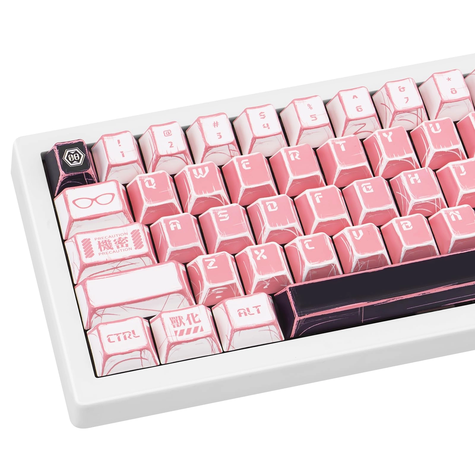 Manga Style PBT Keycaps Set - keyboard