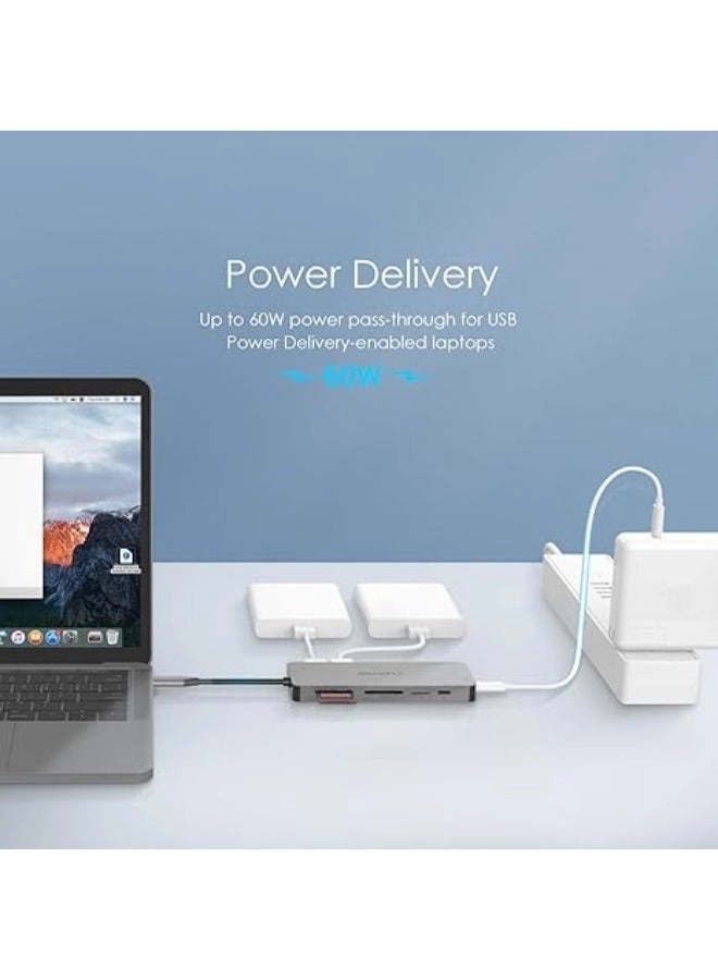 USB C Hub - 4K HDMI Gigabit Ethernet 3 USB 3.0