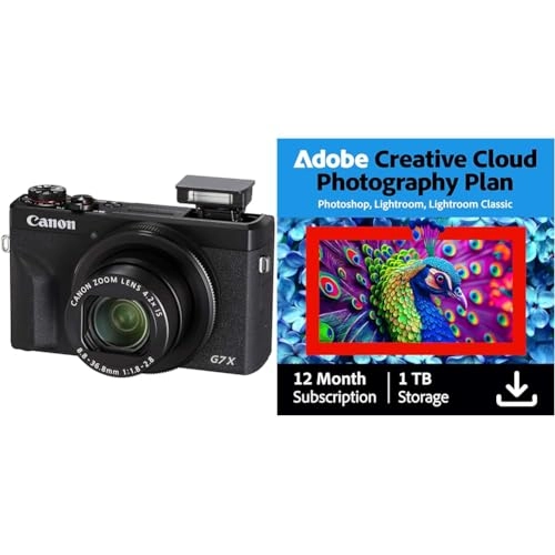 PowerShot G7 X Mark III + Creative Cloud Pro Photography Plan