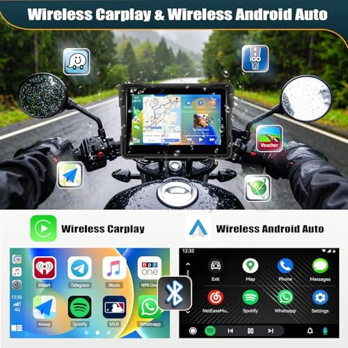 Motorcycle Dashcam Carplay - 1024*600
