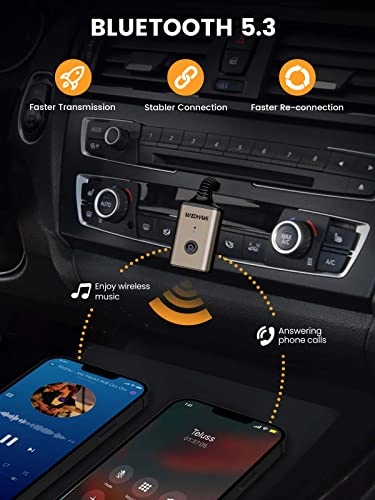 Bluetooth Aux Adapter - Bluetooth 5.2 3.5mm