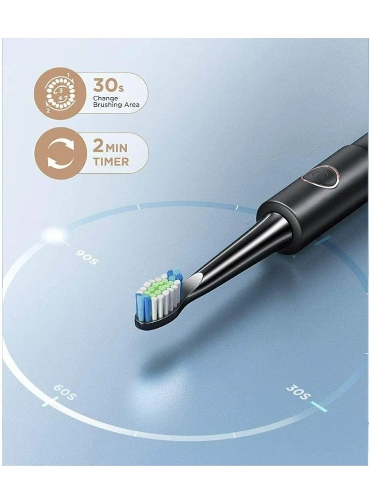 Sonic Electric Toothbrush - Rechargeable 8 Brush Heads 5 Modes