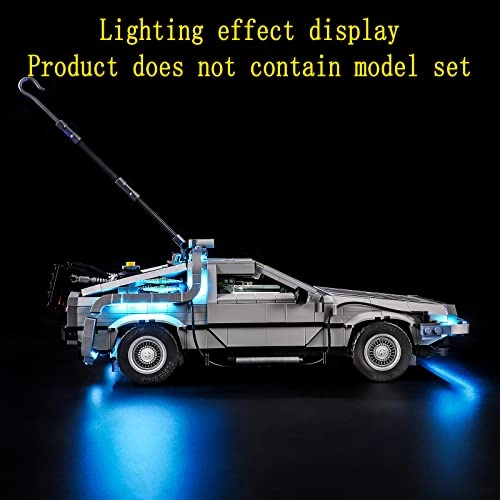 LED Light Kit Back to The Future Time Machine for LEGO 10300