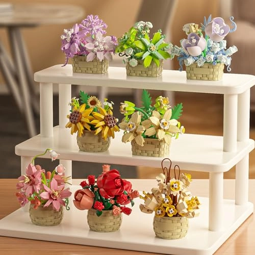 Mini Flower Building Block Set - 206pcs