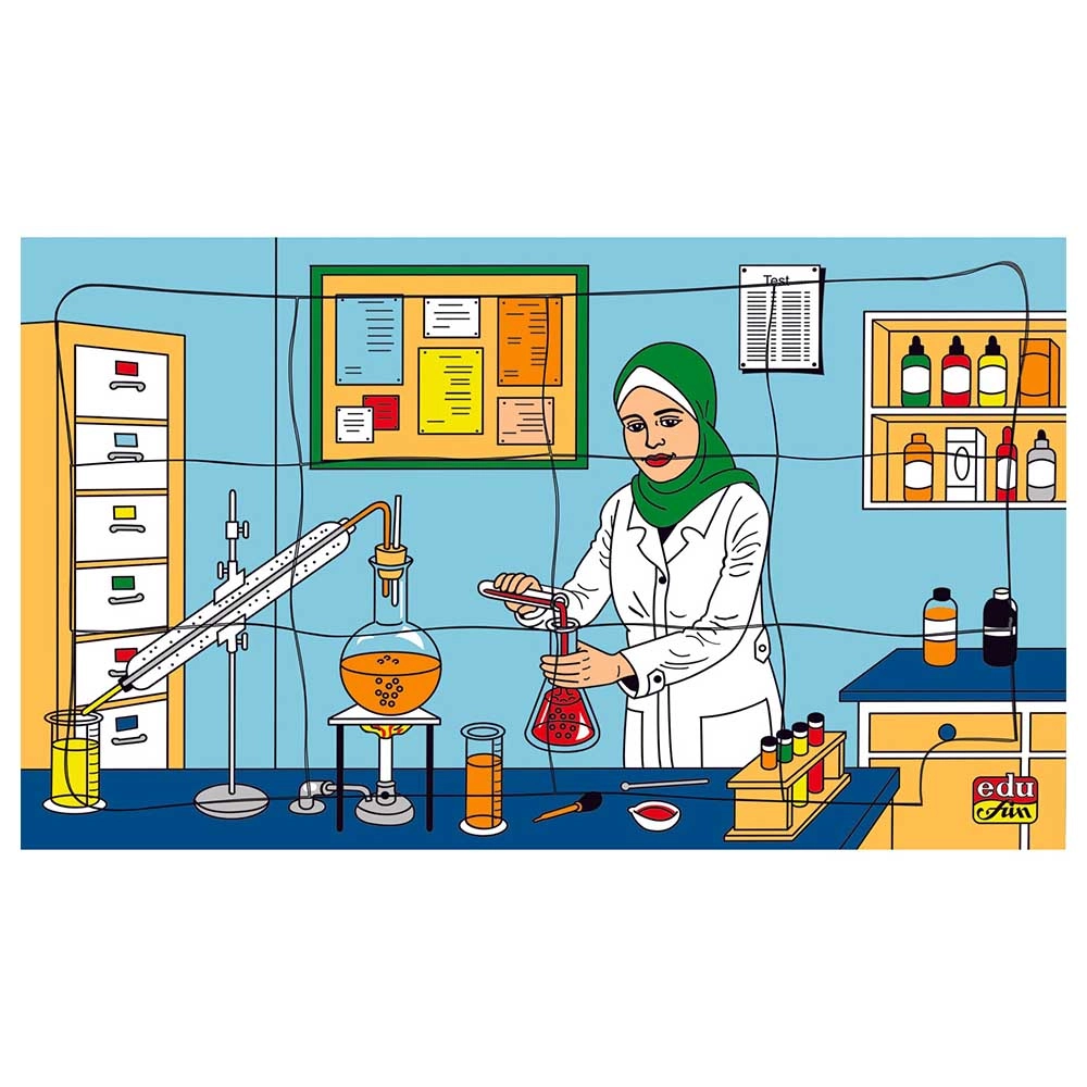 Arabic Proffessions Puzzles - Arab Scientist - 6 months