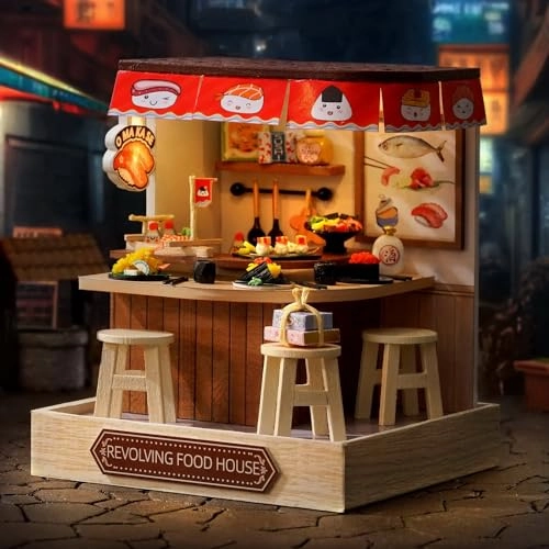 DIY Miniature Dollhouse Kit - Warm Moment 1:24