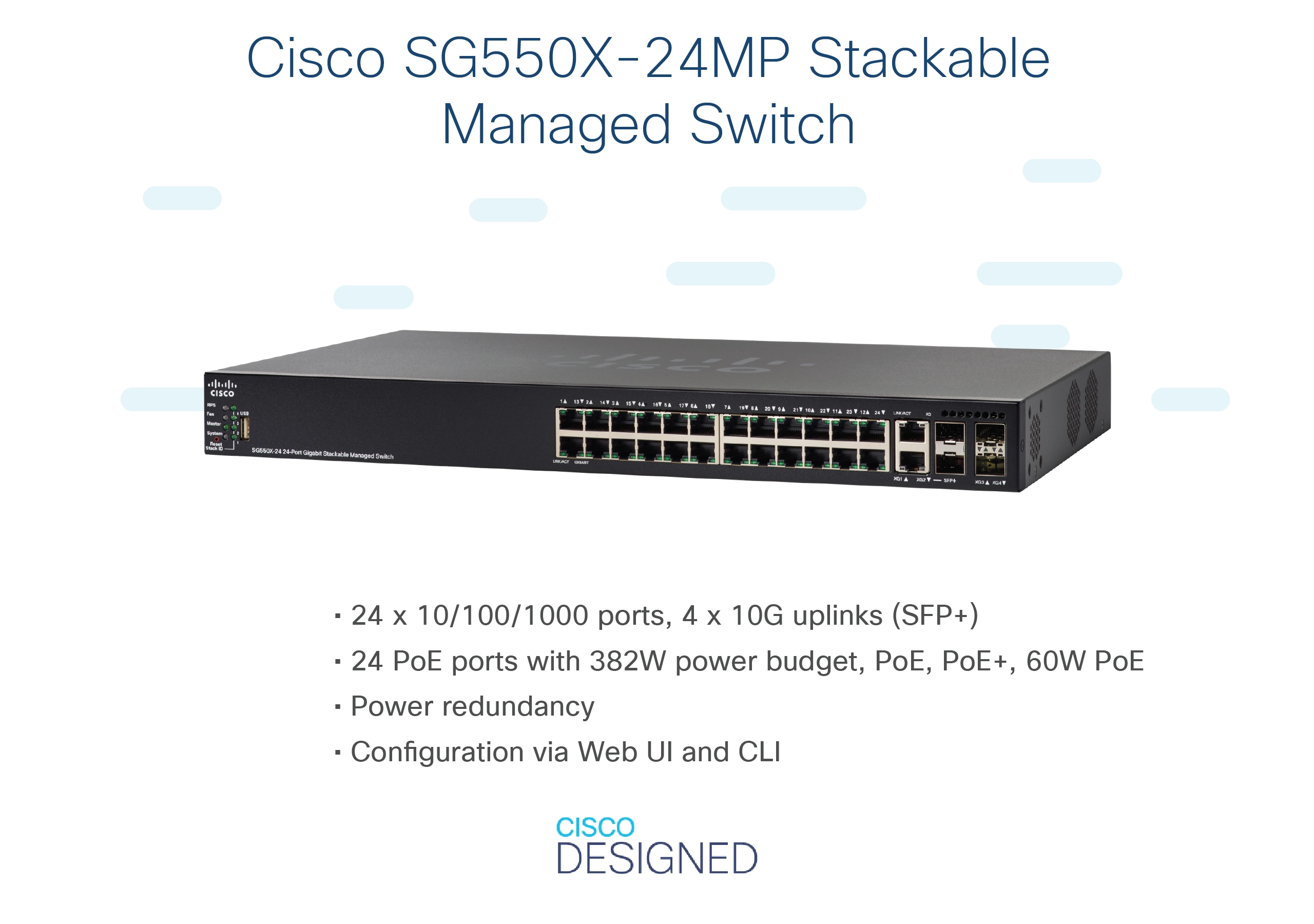 SG550X-24-K9-EU 24-ports