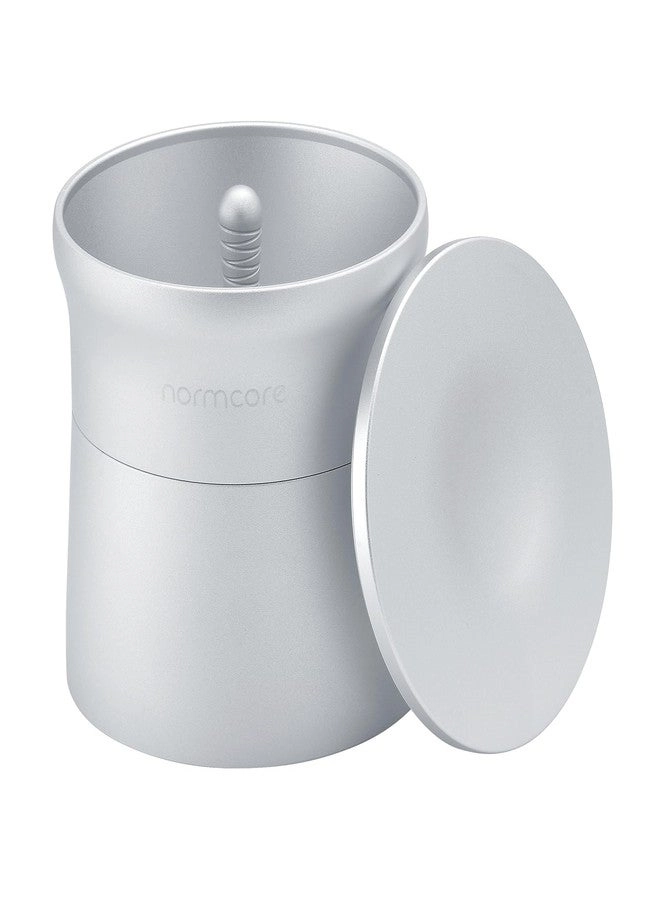 2-in-1 Magnetic Dosing Cup - 51mm Matte Black Anodized Aluminum