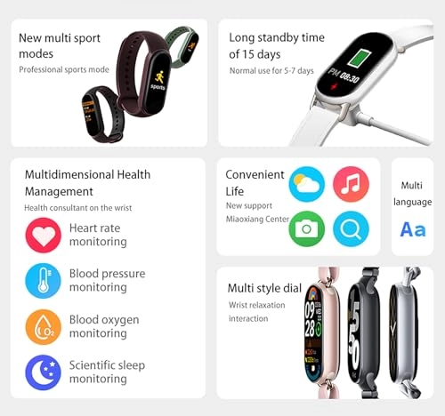 Smart Band M9 - IP67 Waterproof Heart Rate Oxygen