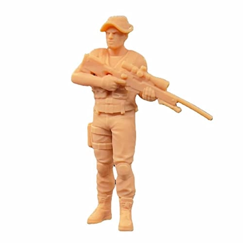 Figure Male and Female Military Soldier Model Miniature Scene GK - 1.0 Count 1/35