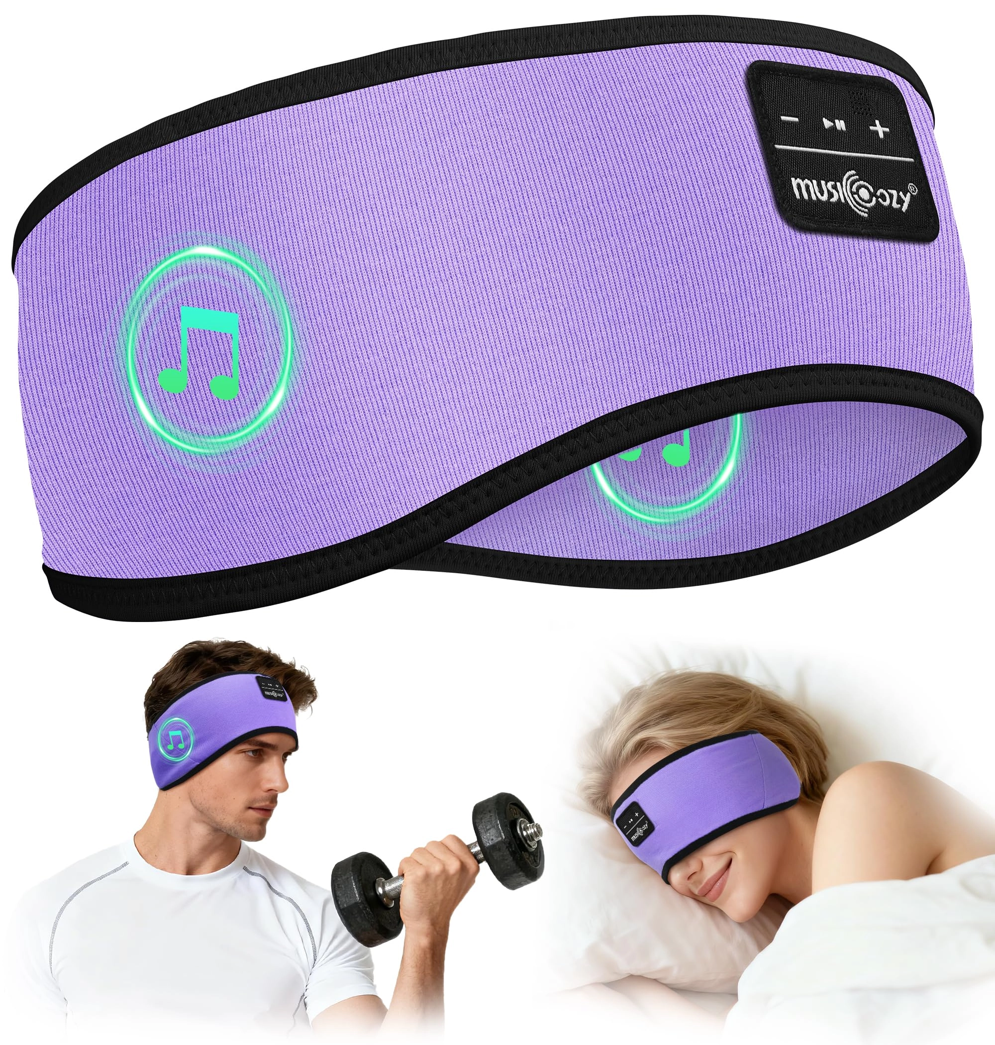 MUSICOZY Bluetooth 5.4 Headphones Wireless Headphone