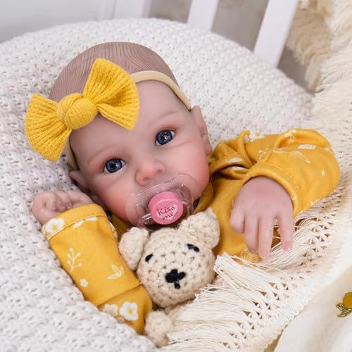 Reborn Baby Doll - 20 Inch Silicone Weighted Body Ages 3+