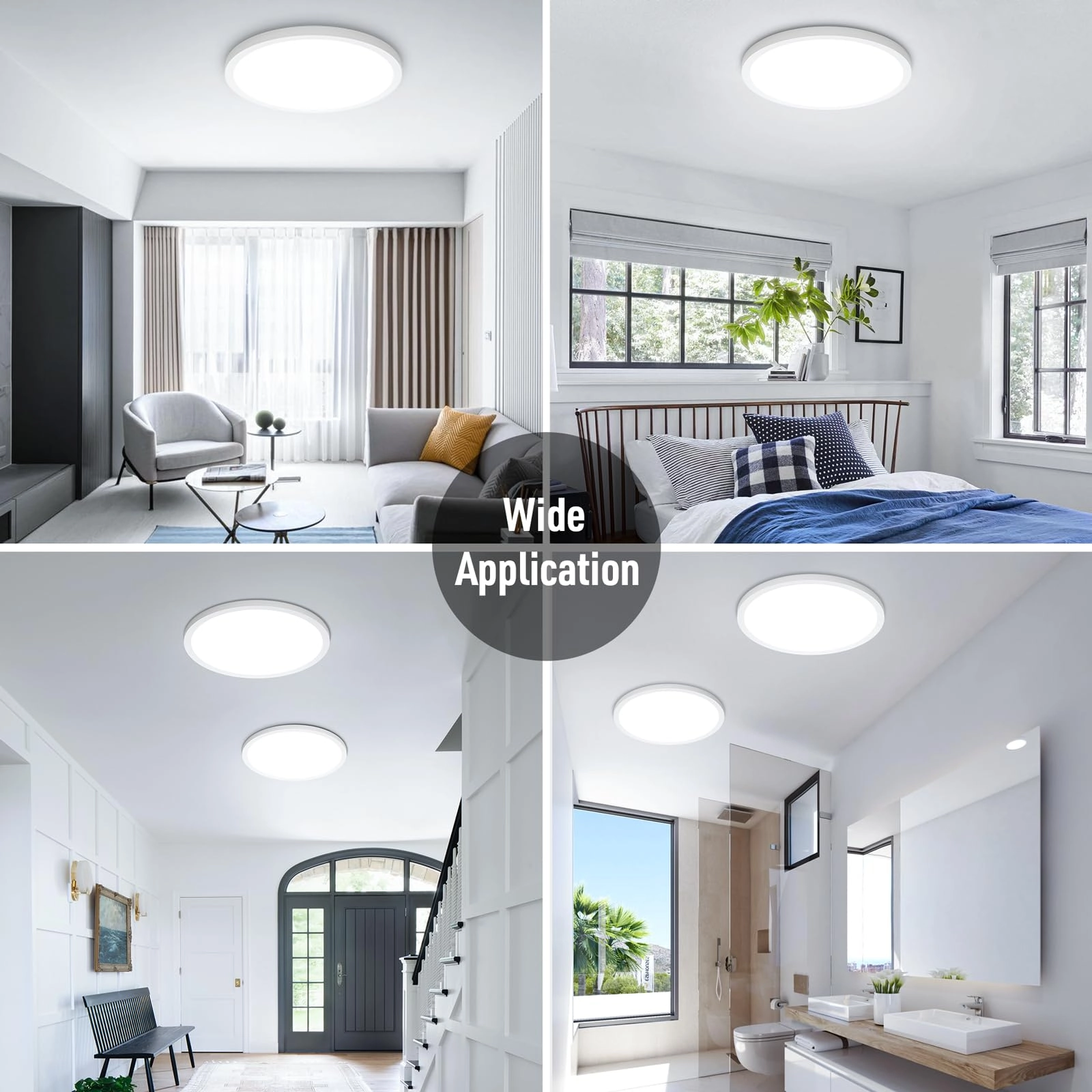 LED Ceiling Light - 5000K Non-Dimmable