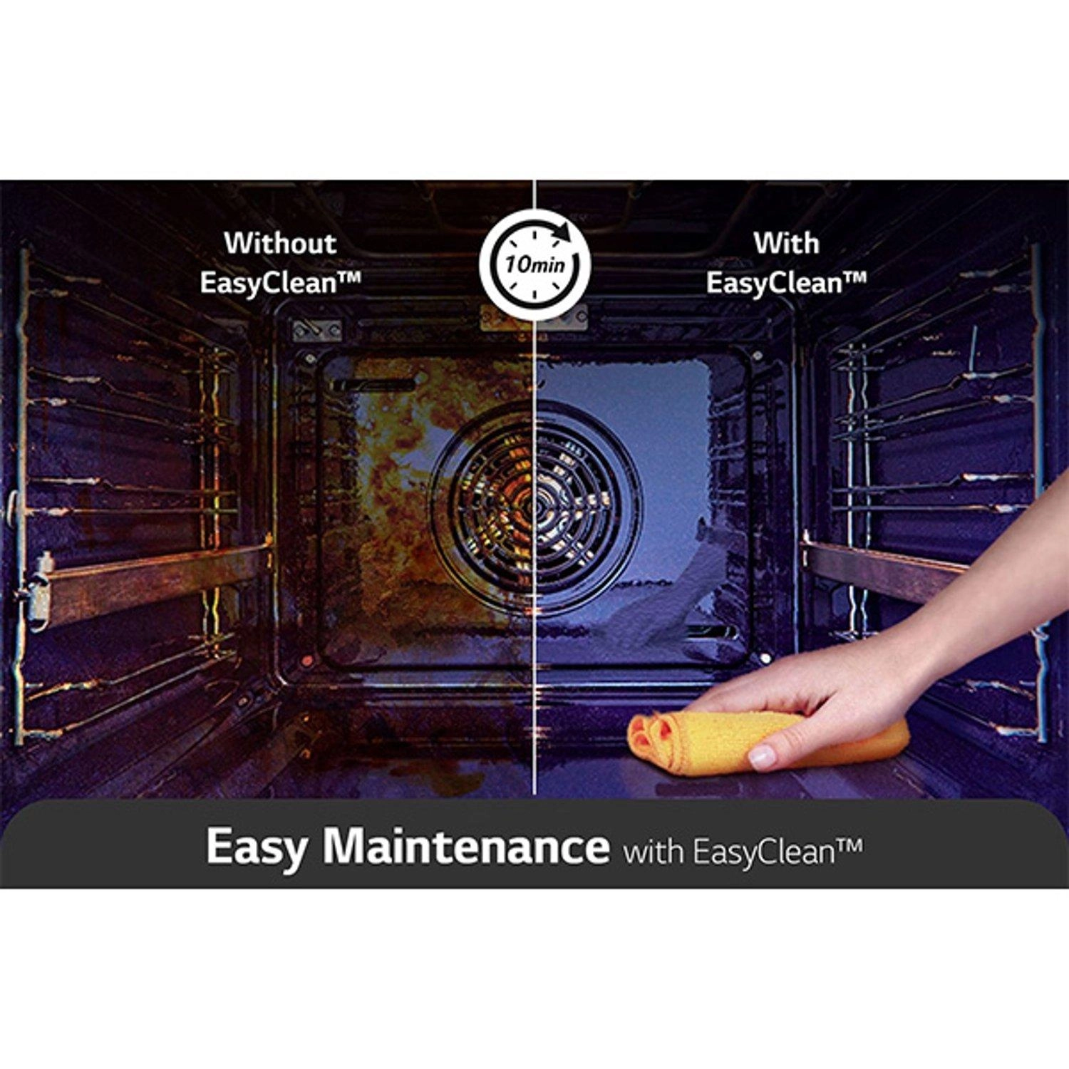 Instaview WSED7613S - Black/Silver Convection 15 Functions