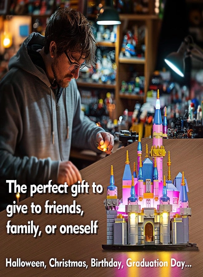 LED Lighting Compatible with Lego Mini Disney Sleeping Beauty Castle 40720