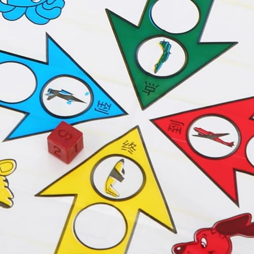 Flying Chess - Plastic Oval Box