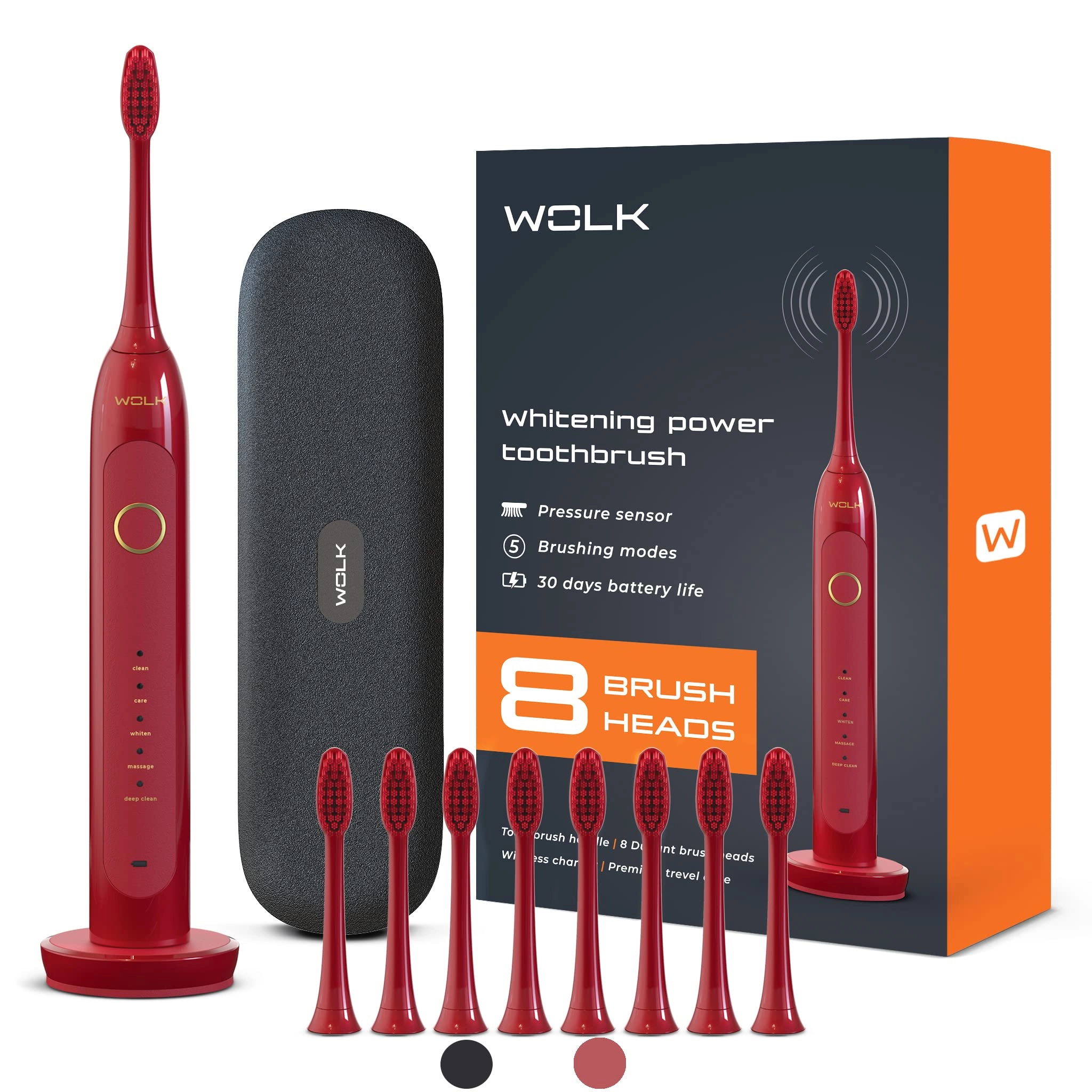 Wolk T6421 - Ultra Whitening Pressure Sensor 5 Brushing Modes