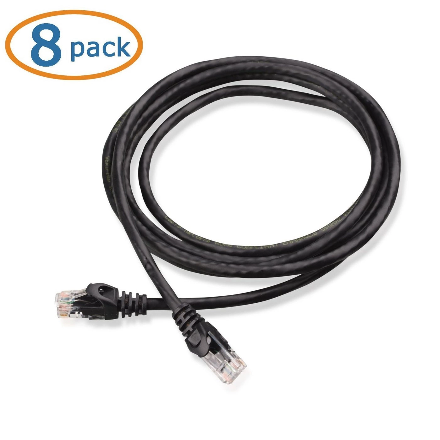 Cat 5e Ethernet Cable - 7ft Pack