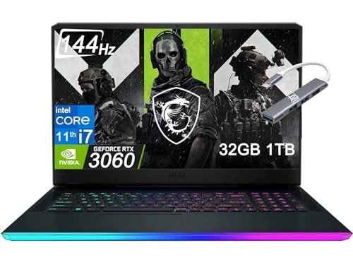 GE76 Raider - 17.3'' Core i7-11800H 32GB DDR4 1TB SSD