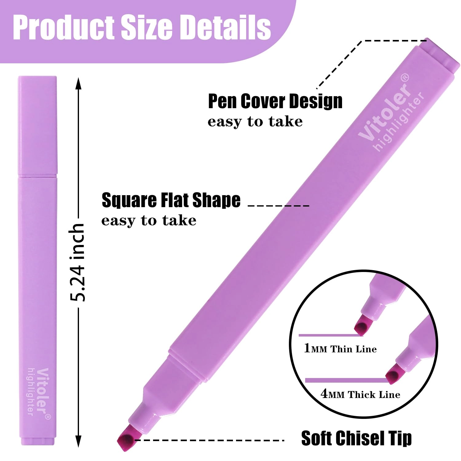 Highlighters - Assorted Colors Chisel