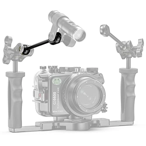 Seafrogs YS Head Adapter Arm - 1" Ball 5.5''/14 cm Aluminum Alloy