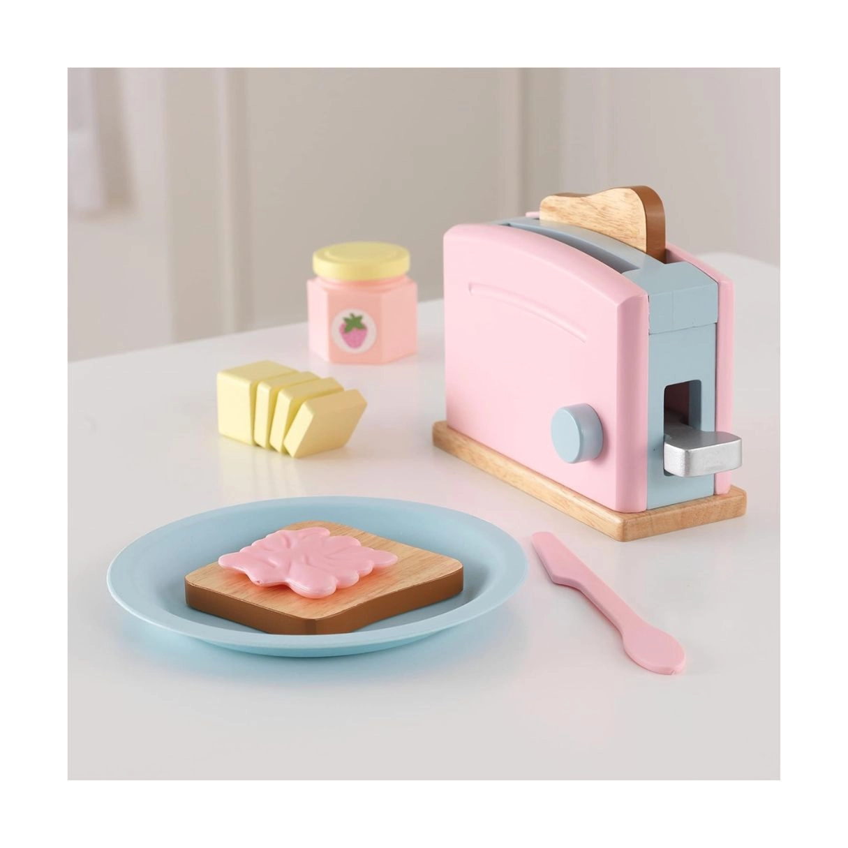 Pastel Toaster Set - 8 pcs (DBT-63374)