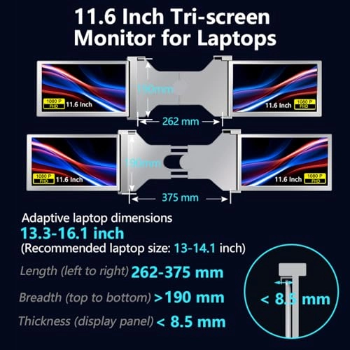 Laptop Expansion Screen - 11.6 inch 1920*1080