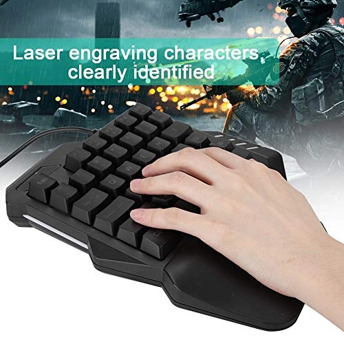 One Handed Gaming Keyboard - EN Wired